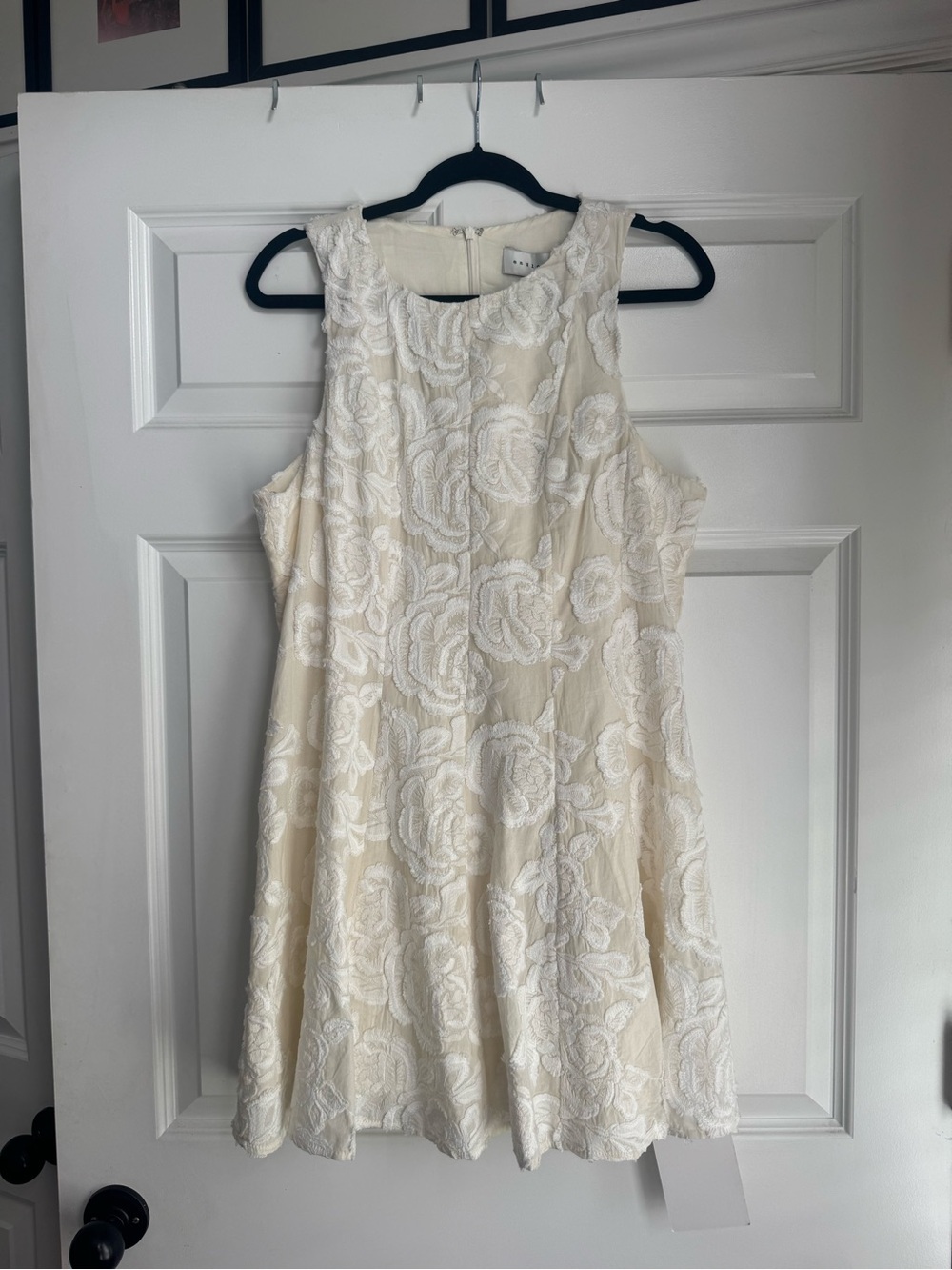 English Factory Ivory Floral Lace Mini Dress